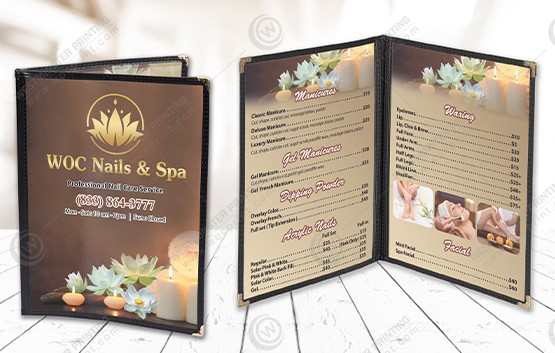 Menu Nail Salon