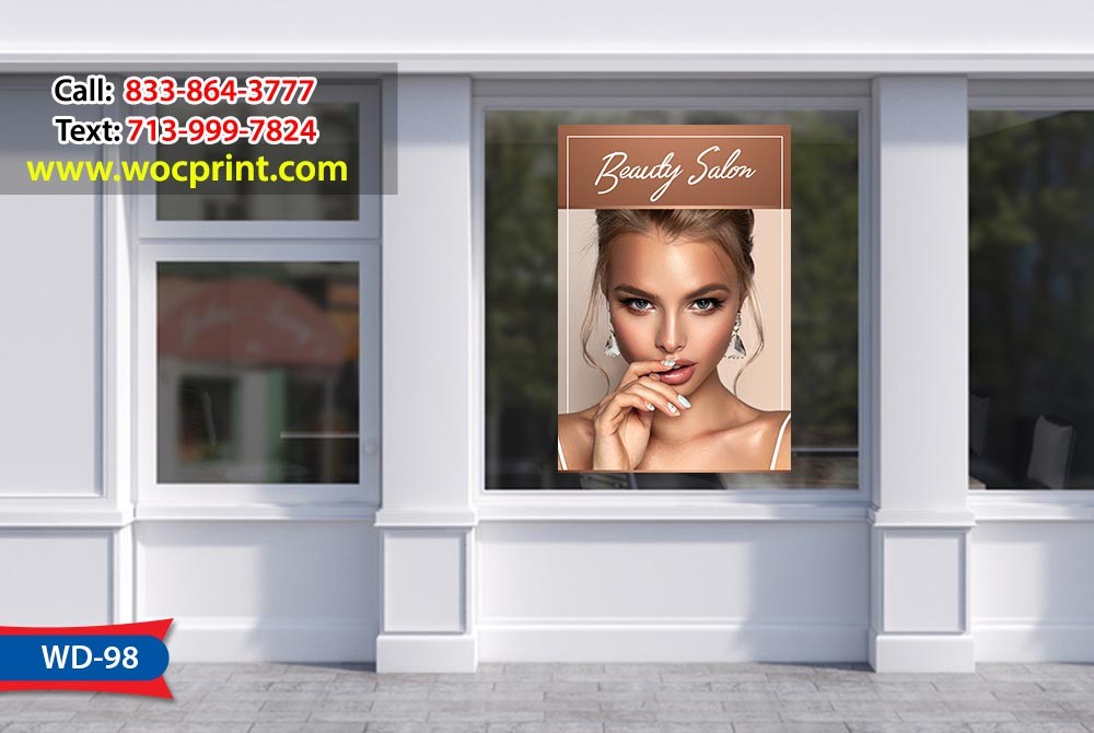 Nail salon Window decal - Sản phẩm trang trí & quảng cáo hiệu quả